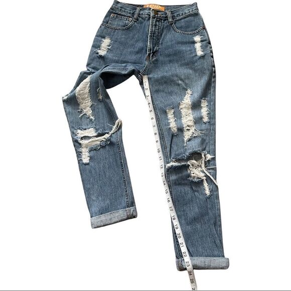 Fenix Distressed High-Rise Jeans Size 24 - Picture 9 of 13